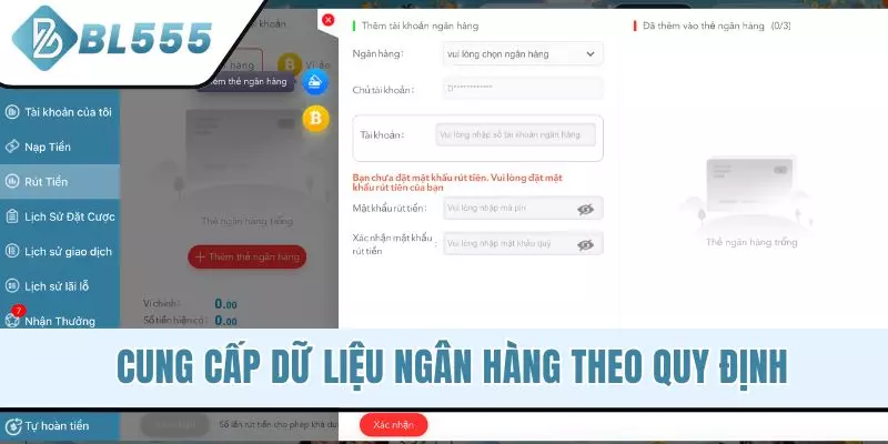 Cung cấp dữ liệu ngân hàng theo quy định